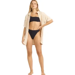 Abito Billabong Laura Waves Knt Drs Antique White