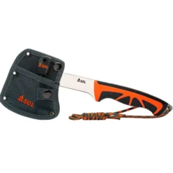 Accette SOL Stock Camp Hatchet Black Orange