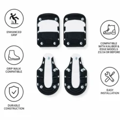 Alzo del tallone Head Kit Heel/Toe Grip Walk Edge