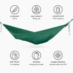 Amache Ticket To The Moon Lightest Hammock Forest Green