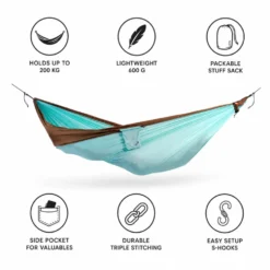 Amache Ticket To The Moon Original Hammock Mint Ice Brown