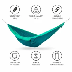 Amache Ticket To The Moon Original Hammock Emerald Green