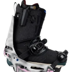 Attacchi Snowboard Burton Cartel X Pink Gray