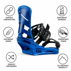 Attacchi Snowboard Burton Mission Jake Blue