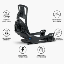 Attacchi Snowboard Burton Step On Split Black