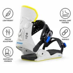 Attacchi Snowboard Drake Fifty Grey Lime