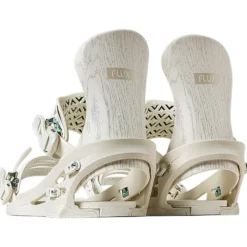 Attacchi Snowboard Flux SR White Wood