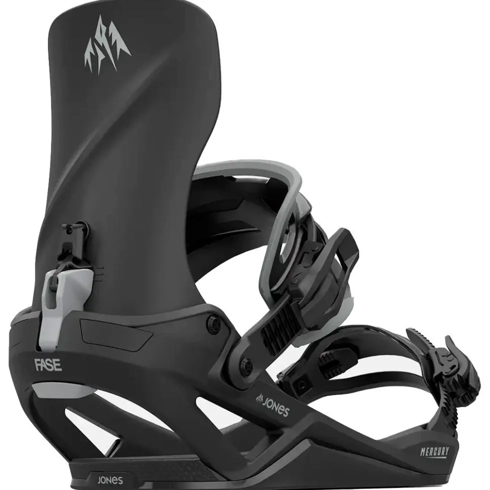 Attacchi Snowboard Jones Mercury Fase Stealth Black
