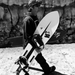 Attacchi Snowboard Jones Meteorite Surf Series Black