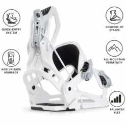 Attacchi Snowboard Nidecker Nexus White