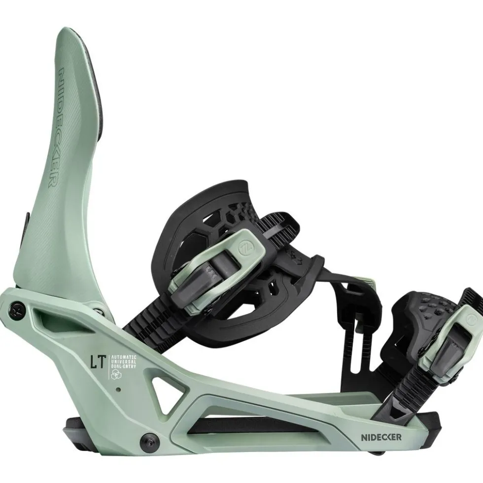 Attacchi Snowboard Nidecker Supermatic Lt Olive