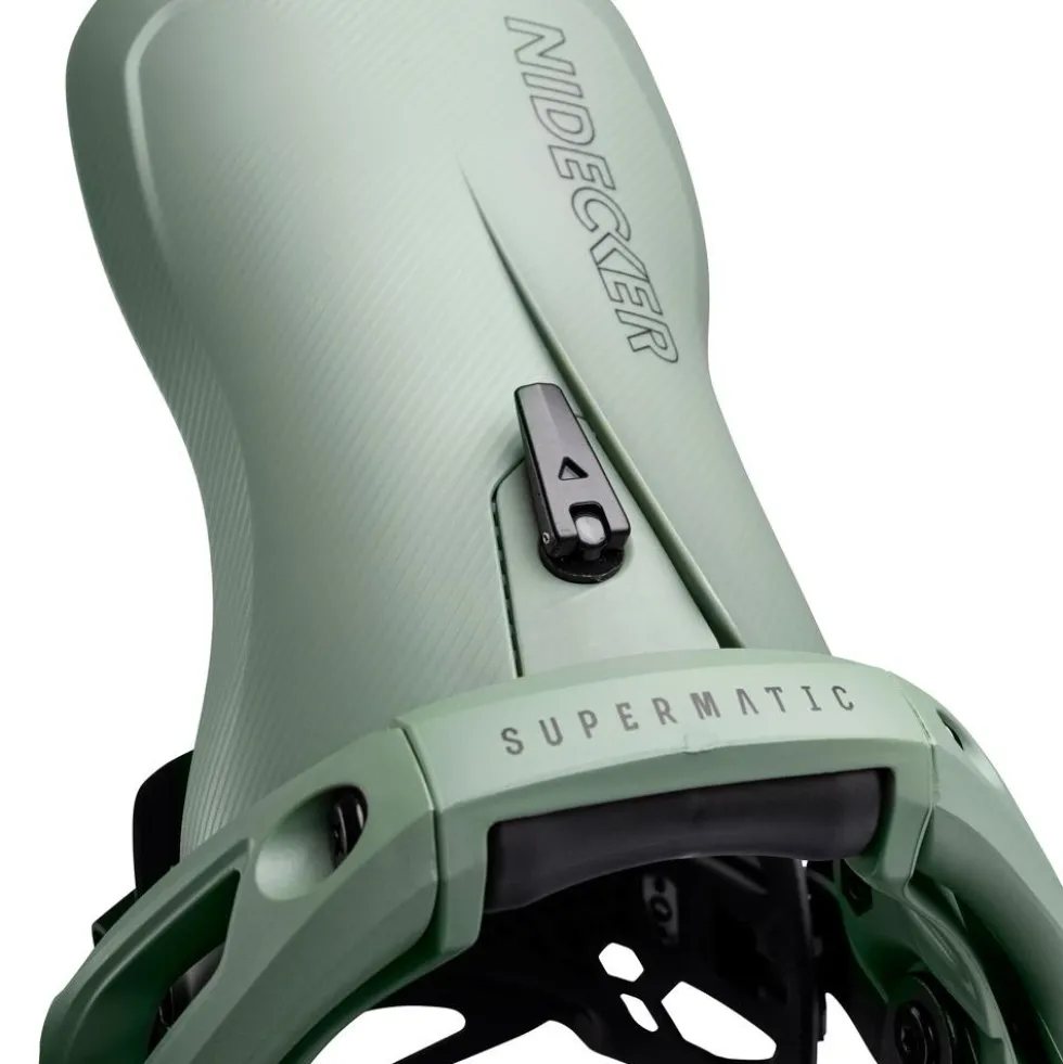 Attacchi Snowboard Nidecker Supermatic Lt Olive