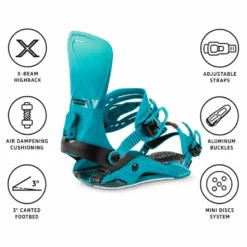 Attacchi Snowboard Nitro Phantom Aqua Fade