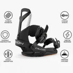 Attacchi Snowboard Union Falcor Black