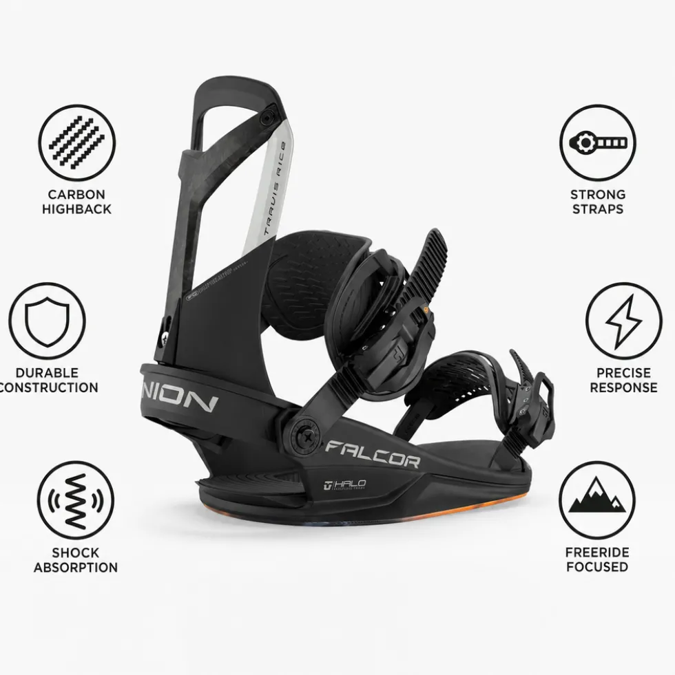 Attacchi Snowboard Union Falcor Black