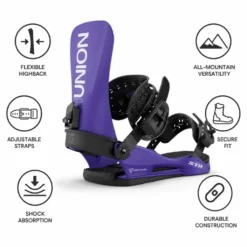 Attacchi Snowboard Union Str Purple