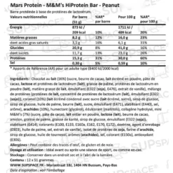 Barrette energetiche Mars Protein M&M's Bar Protein Peanut