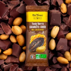 Barrette energetiche Meltonic Tonic Barre Bio 25 g. Miel Cacahuètes Chocolat