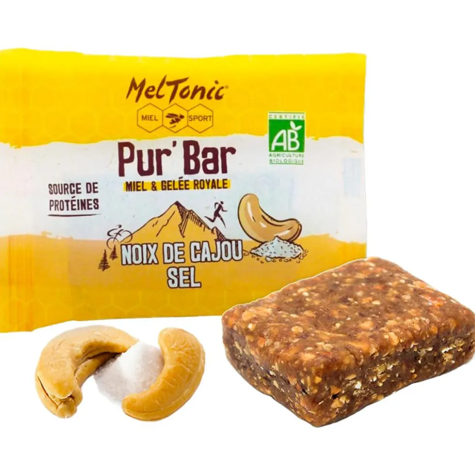 Barrette energetiche Meltonic Pur'Bar Bio 50 g. Cajou & Sel