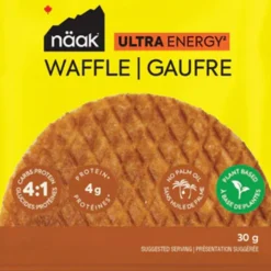Barrette energetiche Naak Ultra Energy Waffles 30 g. Caramel