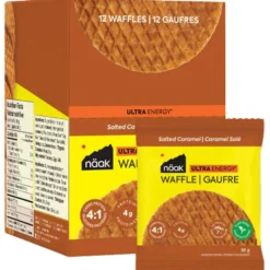Barrette energetiche Naak Ultra Energy Waffles 30 g. Caramel