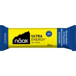 Barrette energetiche Naak Ultra Energy Bars Pack 50 g. x12 Peanut Butter Chocolate