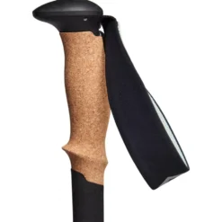 Bastoncini Black Diamond Pursuit Shock Steel Grey-Foam Green