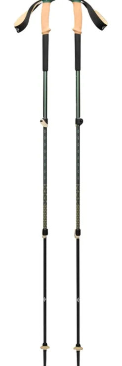 Bastoncini Black Diamond Trail Cork Trekking 100-140 cm Laurel Green