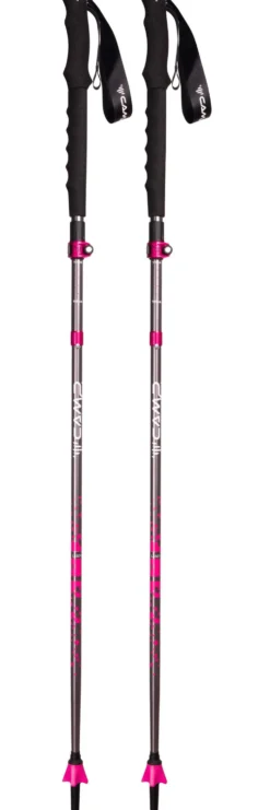 Bastoncini C.A.M.P. Laser Adj Women 125 cm Black Pink