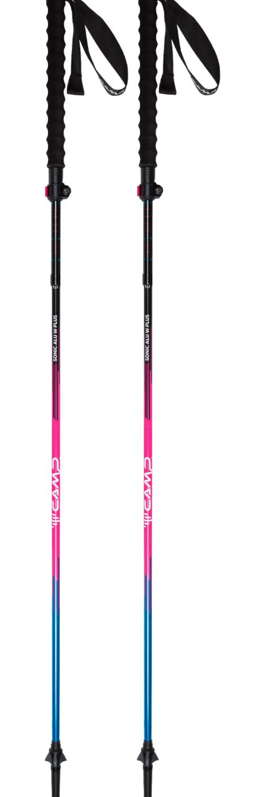 Bastoncini C.A.M.P. Sonic Alu Women Plus 107-125 Pink Blue