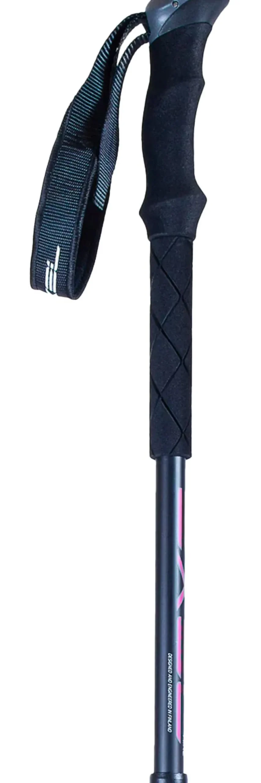 Bastoncini Exel Hike Alu 100-135 Black Pink