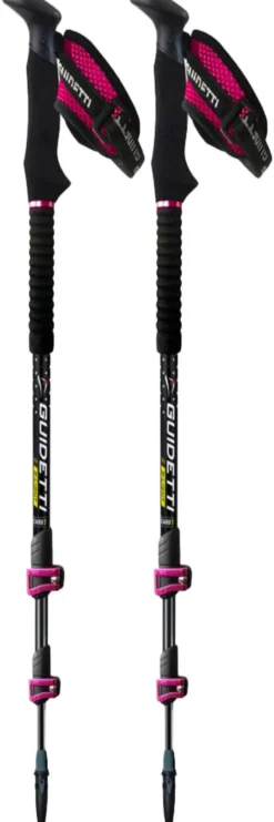 Bastoncini Guidetti B Light Women Carbone/Alu 125 cm Noir Rose
