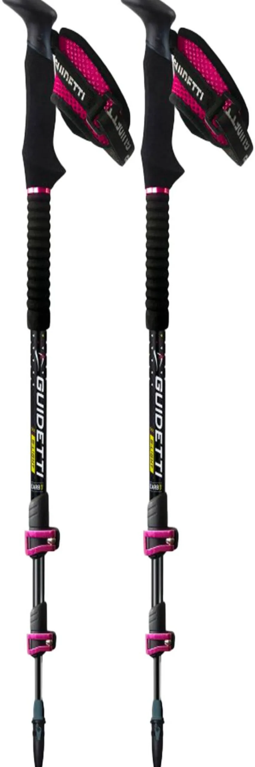 Bastoncini Guidetti B Light Women Carbone/Alu 125 cm Noir Rose