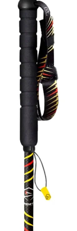 Bastoncini Guidetti Flashlock Platinium Aero Carbone Perf Noir Jaune
