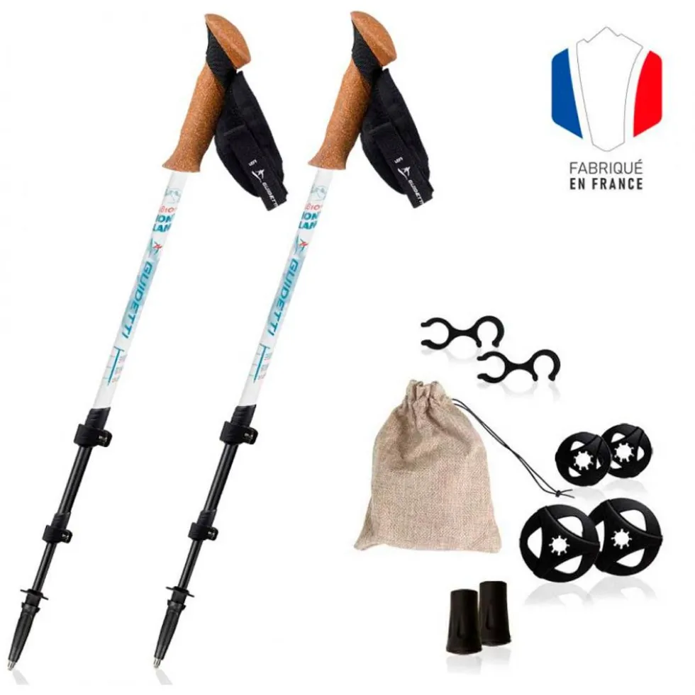 Bastoncini Guidetti Région Alu 62-135 cm Mont Blanc