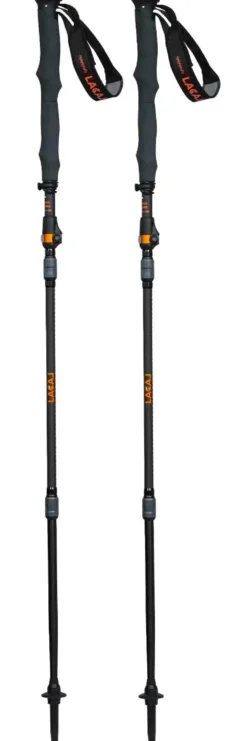 Bastoncini Lacal Quick Stick Compact Carbon Black Orange