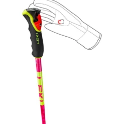 Bastoncini Leki Spitfire 3D Neonmagenta Neonyellow Berry