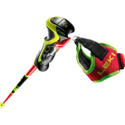 Bastoncini Leki Venom Sl 3D Bright Red Black Neonyellow