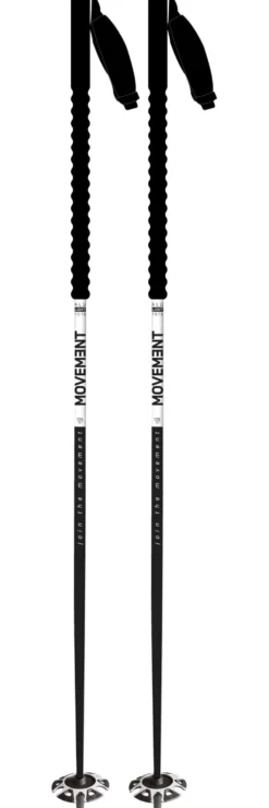 Bastoncini Movement Freeski One Black White