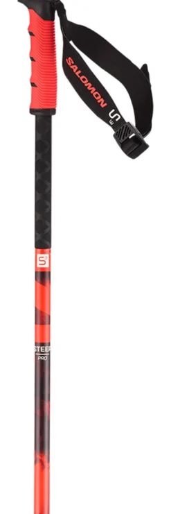 Bastoncini Salomon Steep Pro S3 Black Nasturtium
