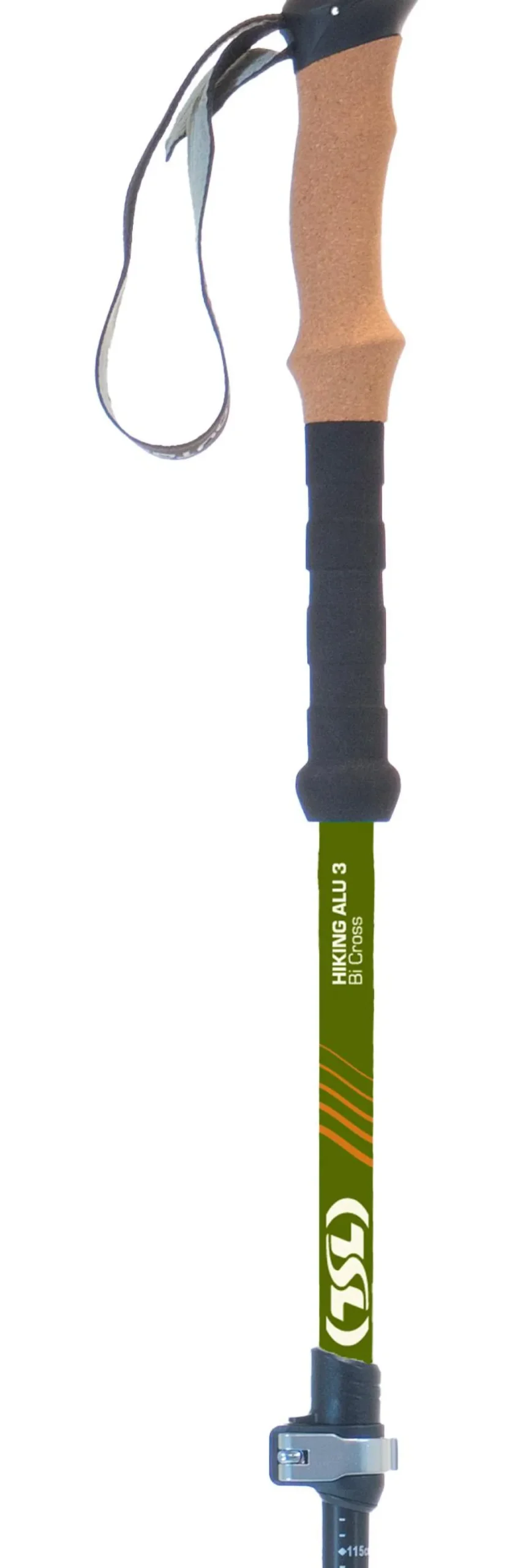 Bastoncini TSL Hiking Alu 3 Bi-Cross Twist Black Green