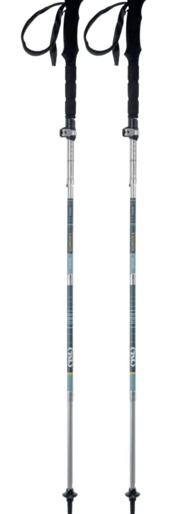 Bastoncini TSL Hiking Alu 5 Cross Twist Blue Grey