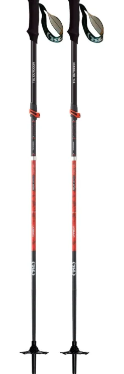 Bastoncini TSL Tour Carbon 5 Light Twist Black Orange