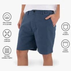 Bermudas Hurley Icon Regular 19' Grey Teal