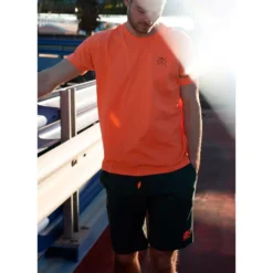 Bermudas Watts Venice Black Fluo Orange