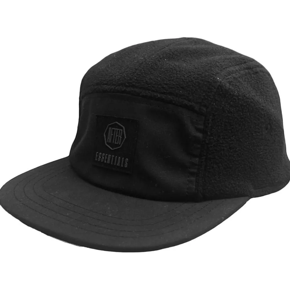 Berretto After Essentials Fleeced 5 Panels Cap Jet Black