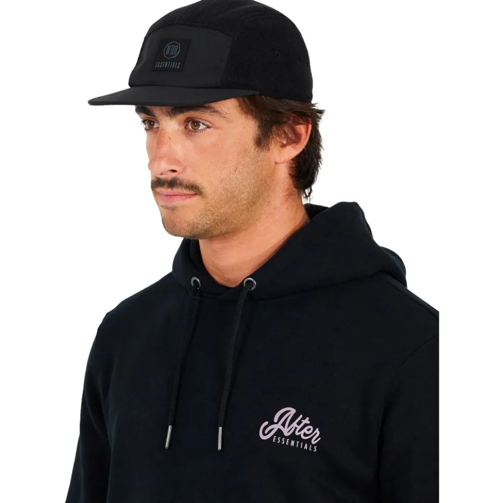 Berretto After Essentials Fleeced 5 Panels Cap Jet Black
