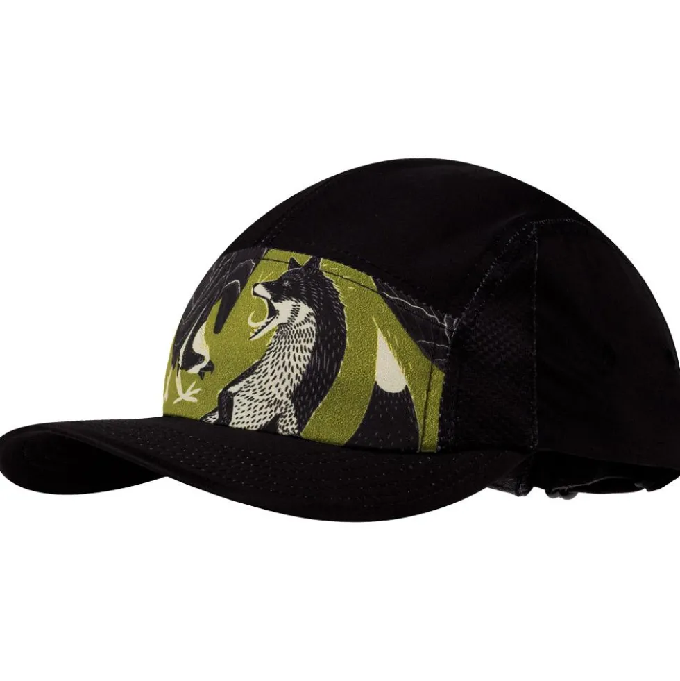 Berretto Buff 5 Panel Go Cap Rub Chomp Black