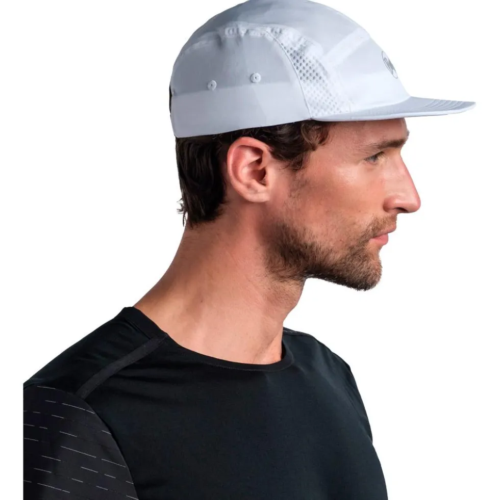 Berretto Buff 5 Panel Go Cap Solid White