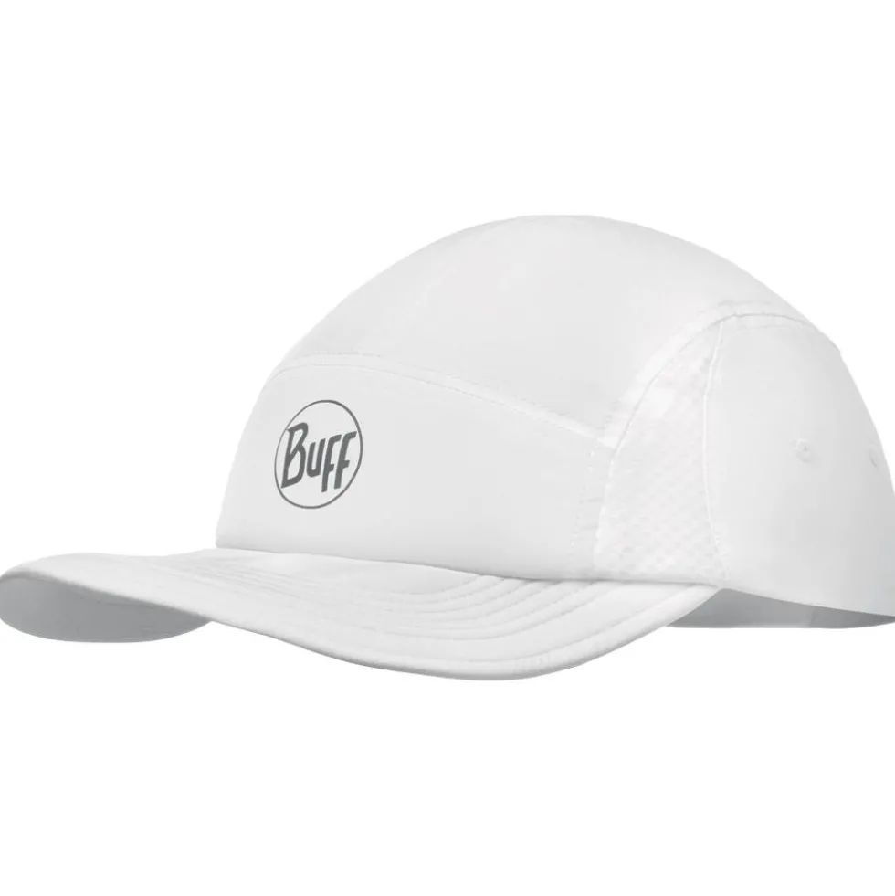 Berretto Buff 5 Panel Go Cap Solid White